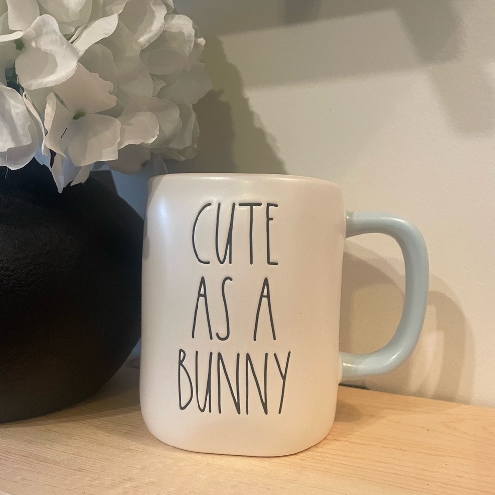 2/$25 Rae Dunn Cute as a Bunny Mug
